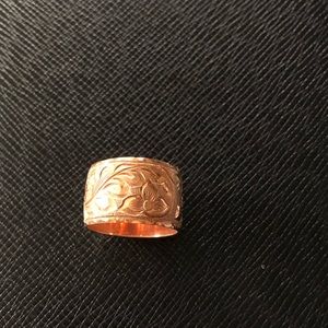 Rose gold Hawaiian styled ring